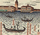 ベニスのゴンドラ風景 Gondola of Venice ベニスのゴンドラ風景 by Kiyoshi Yamashita on artnet